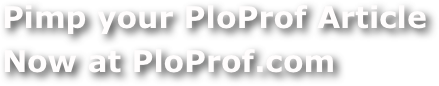 Pimp your PloProf Article
Now at PloProf.com